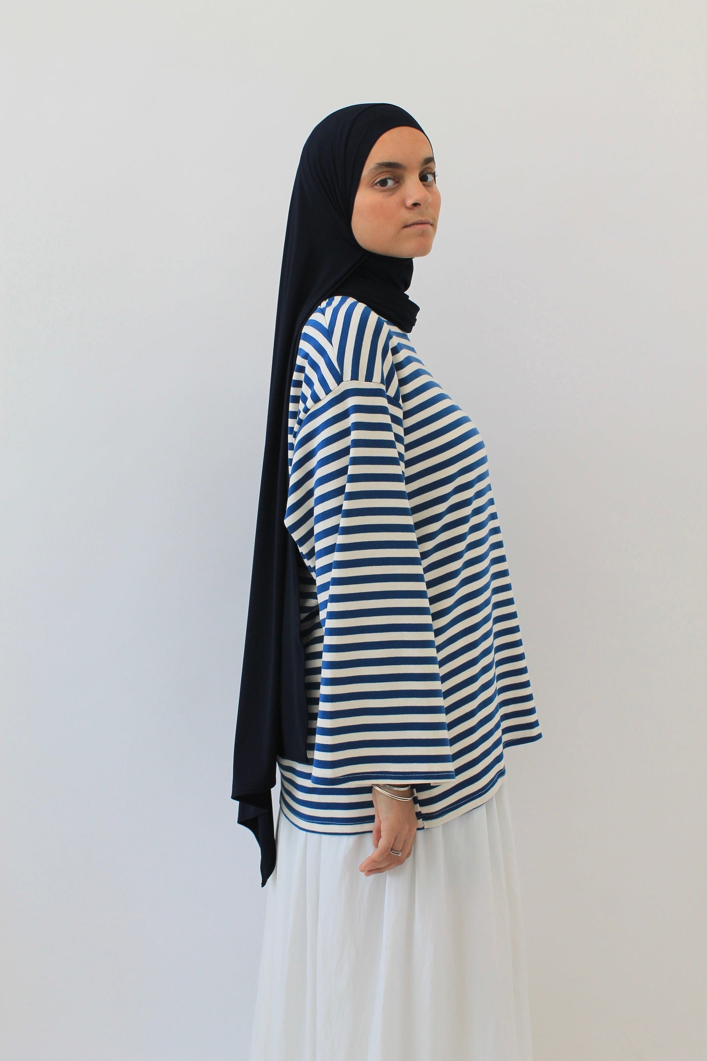 T-Shirt Marinière Bleu nuit